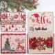 thumbnail image 1 of ER 4 decoraciones navideñas, estera decorativa de punto de dibujos animados para comedor, estera de aislamiento térmico europea, 34*43cm oso de fresa Electrónica, 1 of 5