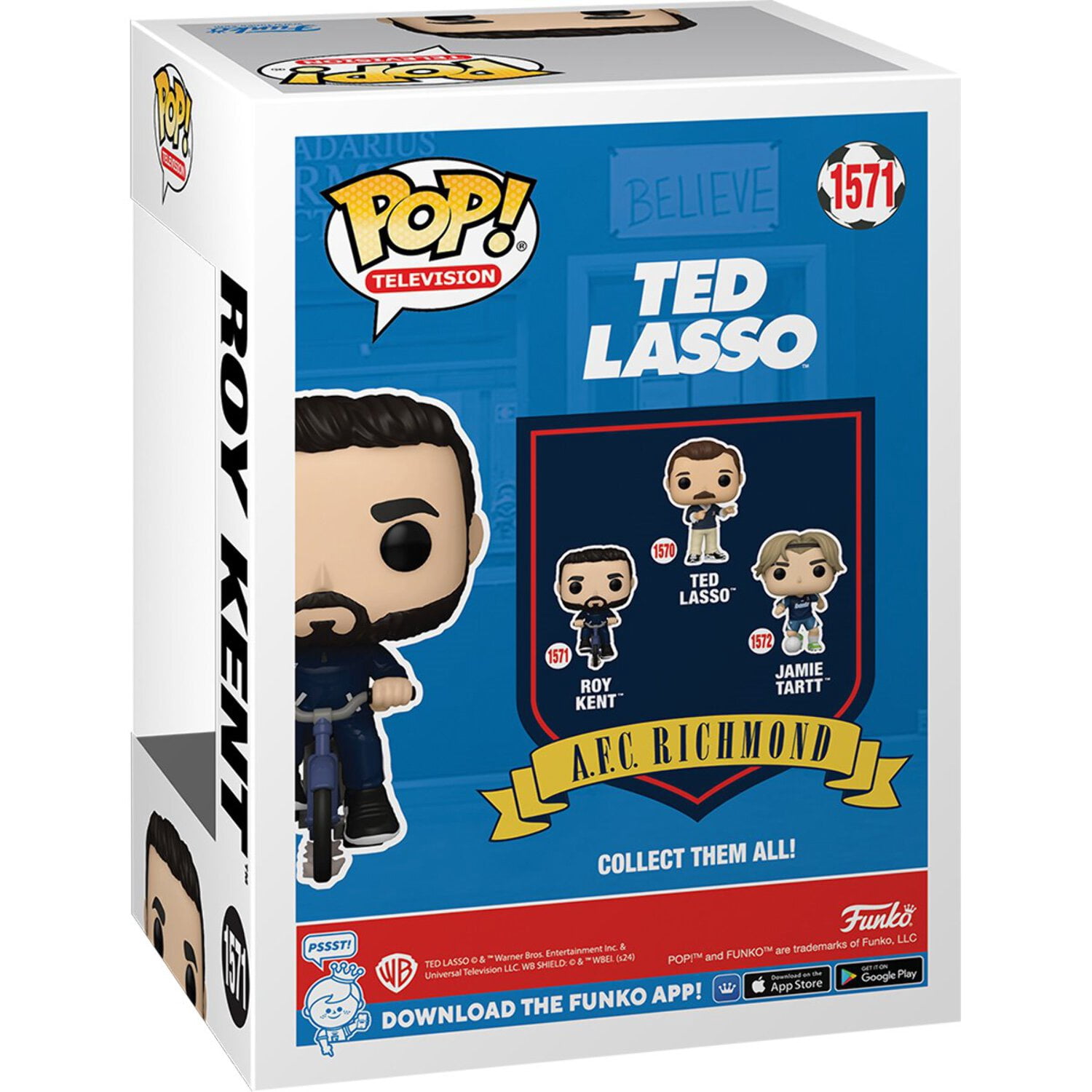 Ted Lasso Roy Kent on Bike Funko Pop! Vinyl Figure #1571