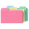thumbnail image 4 of Find It, 3" x 5" Tabbed Index Cards, Narrow Ruled, Assorted Colors, 48 Piece, 4 of 7