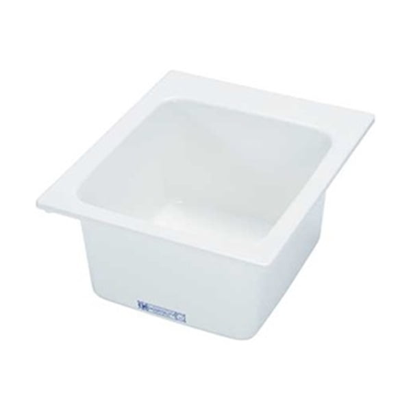 Utility Sink, Fiberglass, 20x17x9 1/2 In