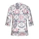 thumbnail image 5 of Pntutb verano mujer media manga estampado botón tops blusa cuello en V camisa pulóver Pntutb Pntutb-543, 5 of 8