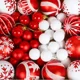 thumbnail image 5 of Juego de 44 bolas navideñas para decoración de árbol de Navidad, bolas variadas, adorno colgante, decoración navideña 2025, regalo de Navidad, 5 of 5