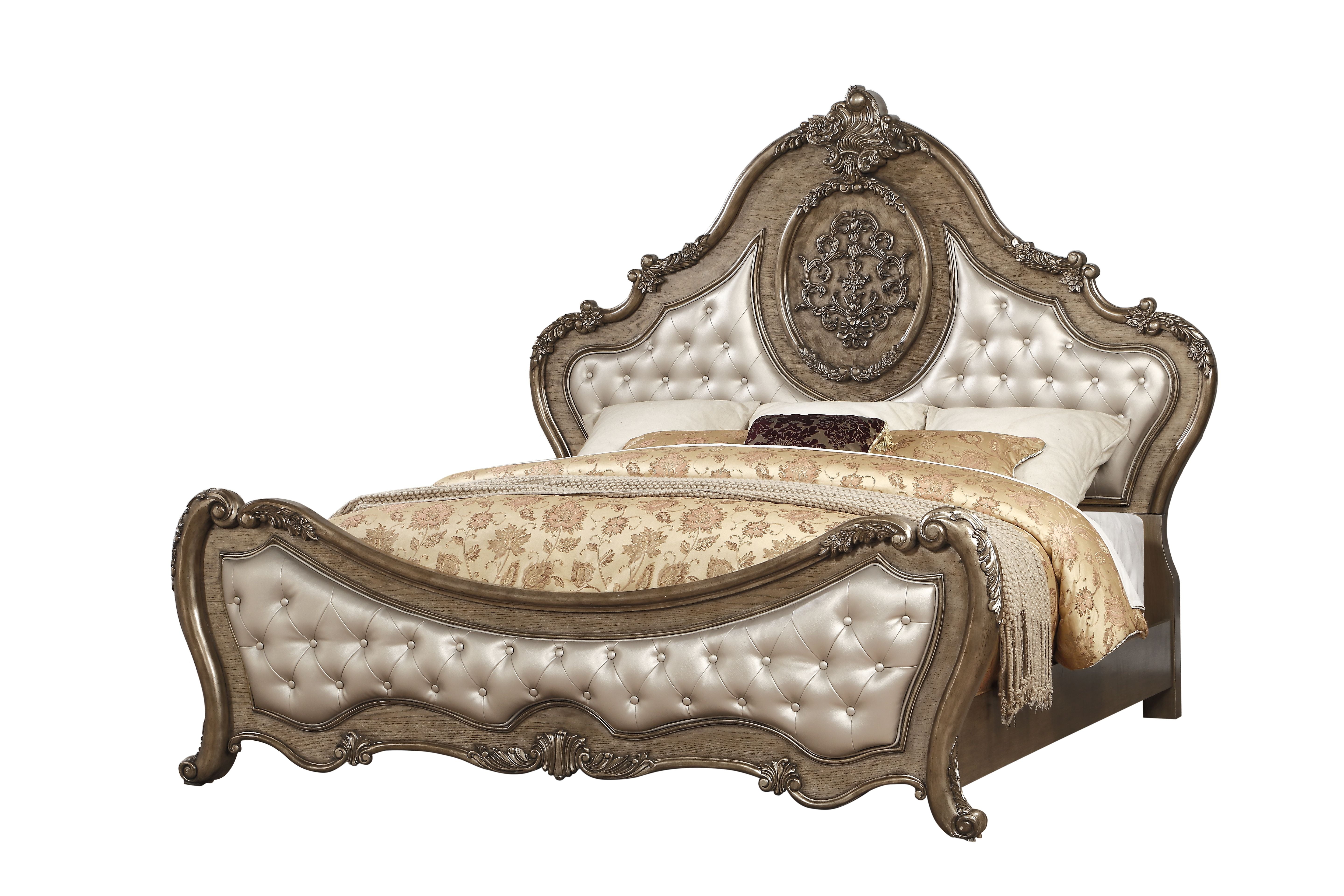 Acme Furniture Ragenardus Eastern King, Vintage California King Bed Frame