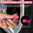 thumbnail image 3 of 12 Tapas Fluorescentes Para Válvula De Neumático De Coche, Resistentes A La Corrosión, Cubiertas Luminosas Para Decoración De Coche, Accesorios Universales Para Suv, Camiones, Coches (Rosa), 3 of 5