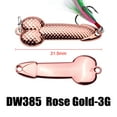 thumbnail image 3 of Cebos de pesca Yuarrent metal señuelo giratorio oro rosa 3g, 3 of 6