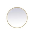 thumbnail image 6 of Elegant Decor Pier 42 inch LED mirror with adjustable color temperature 3000K/4200K/6400K in brass, 6 of 11