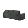 thumbnail image 4 of Biry Pull Out Sleeper Sofa Bed- Tufted Cushions- Dark Gray Fabric, 4 of 9