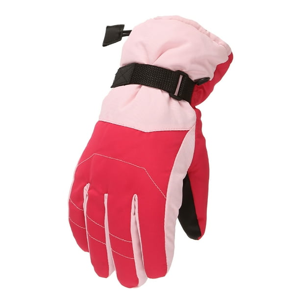 Gants Winter Gloves Enfants Chaud Ski Équitation Gants Hiver Coupe-Vent et Imperméable à l'Eau Gants JE380