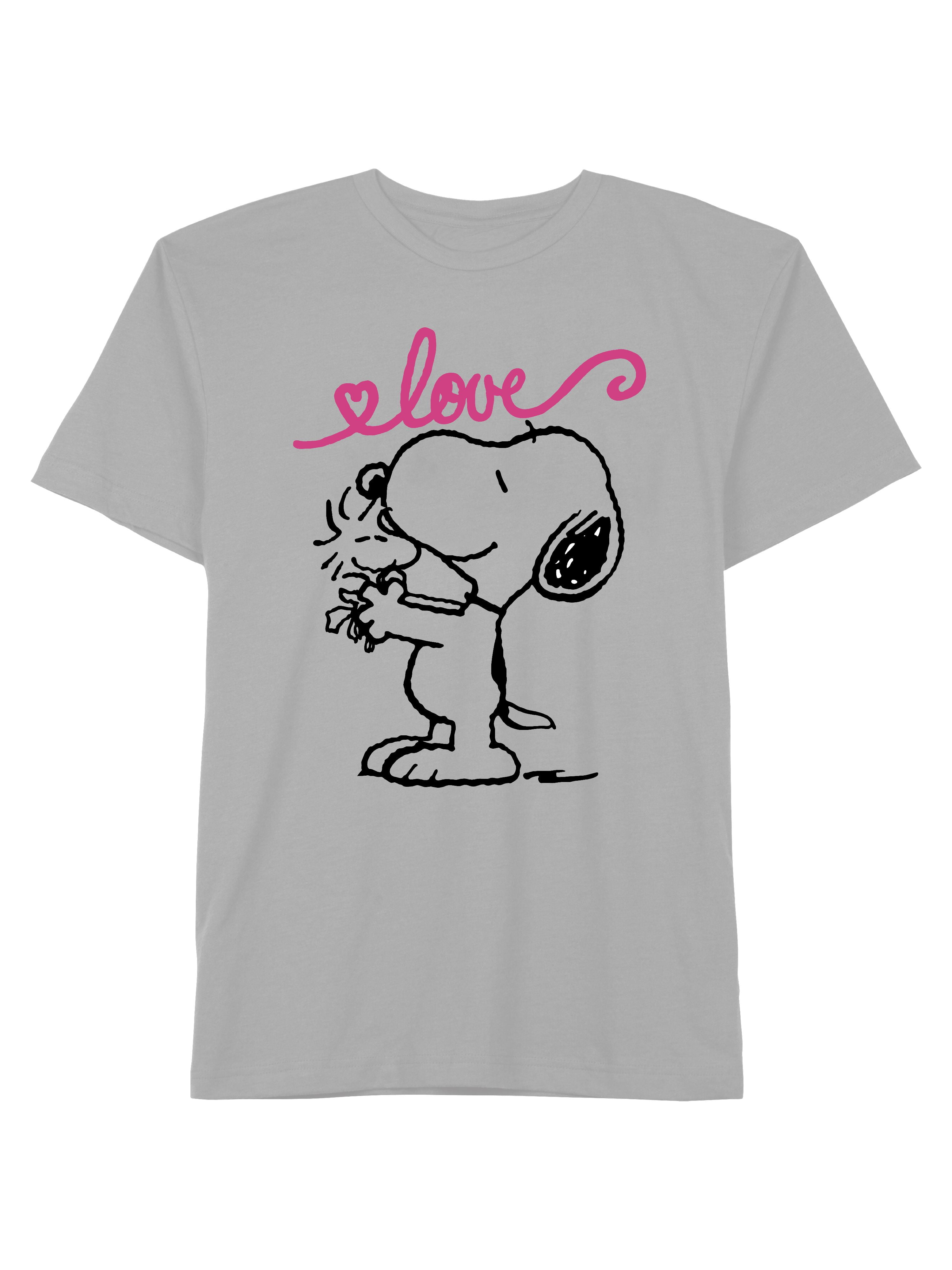 XL Peanuts Snoopy Cartoon T-shirts Ladies Sizes S