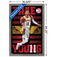 thumbnail image 3 of NBA Atlanta Hawks - Trae Young 20 Wall Poster, 14.725" x 22.375", Framed, 3 of 3