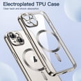 thumbnail image 3 of JETech Electroplated Case for iPhone 14 6.1-Inch, Camera Lens Full Protection, Compatible with MagSafe Wireless Charging, Shockproof Soft TPU Phone Cover (Starlight), 3 of 7