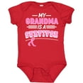 thumbnail image 3 of Inktastic My Grandma is a Survivor Breast Cancer Awareness Boys or Girls Baby Bodysuit, 3 of 5
