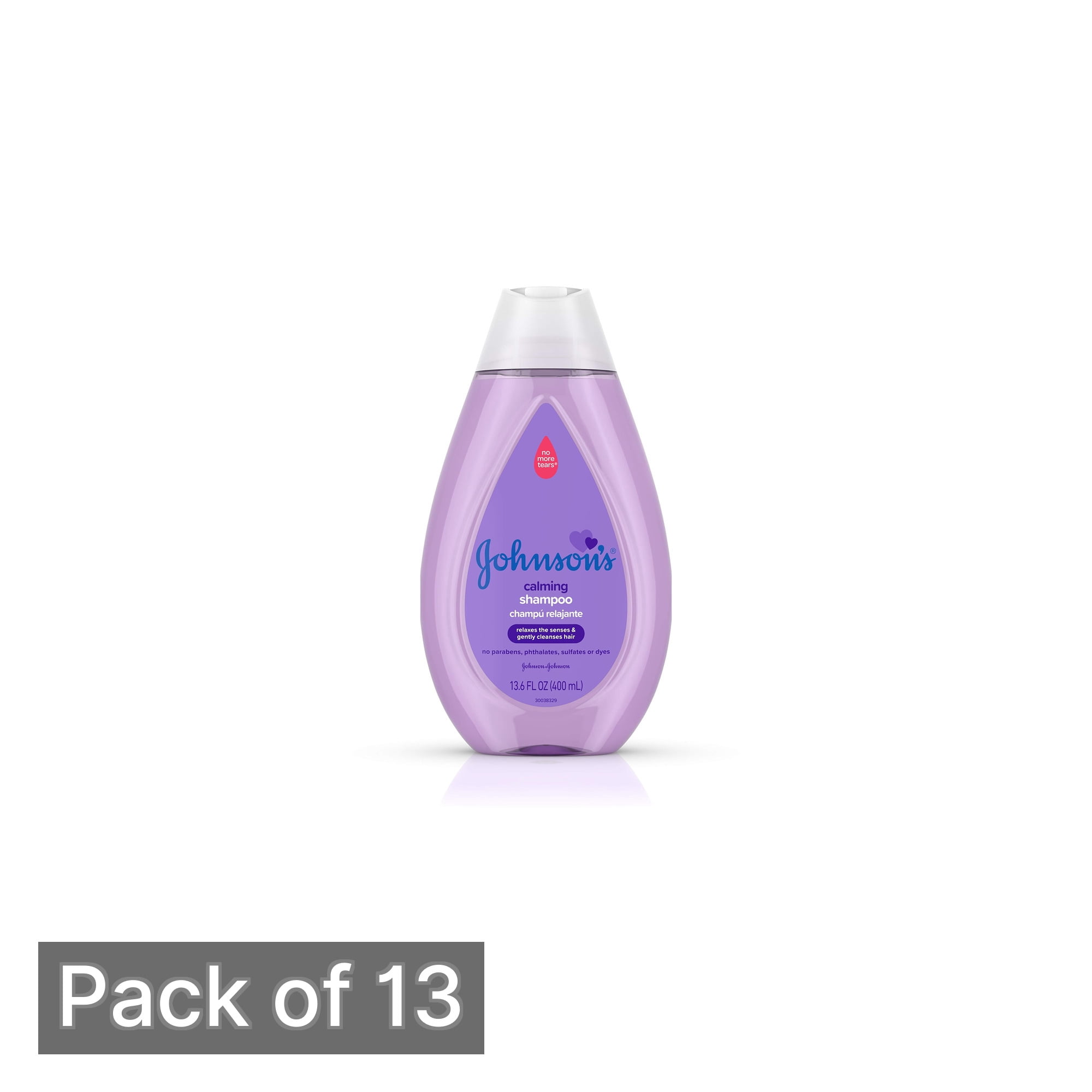 Johnson's Calming Baby Shampoo with Soothing NaturalCalm Scent 13.6 fl oz (Pack of 13)