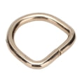 thumbnail image 4 of 50Pcs D Rings Premium Iron Sturdy Durable Fadeless Exquisite Wide Application Metal D Rings for Bag Clothes WalletGold 2x11x11mm, 4 of 8