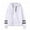 White, variant on Hoodies Woman Women's casual loose long sleeve solid color hooded sweatshirt blouse