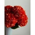 thumbnail image 4 of 5PCS 15.4In Artificial Hydrangea Silk Flowers Bouquet Faux Hydrangea Stems for Wedding Centerpieces Home Decor (White, 5), 4 of 5