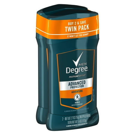 Degree Men Advanced Protection Adventure Antiperspirant Deodorant, 2.7 oz,