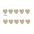 thumbnail image 6 of dianhelloya10Pcs Nail Decorations Exquisite Shape Stunning Visual Effect Eco-friendly Vivid Color Decorative Alloy 3D Love Heart Nail Art Decors DIY Manicures Blue, 6 of 8