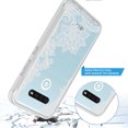 thumbnail image 5 of LG K31 Case, LG Aristo 5 Plus/Aristo 5/Phoenix 5/Fortune 3/Risio 4 Case, KAESAR Graphic Design Impact Resistant Rugged Clear Hybrid Bumper Case for LG K31 (Lace Flower), 5 of 5