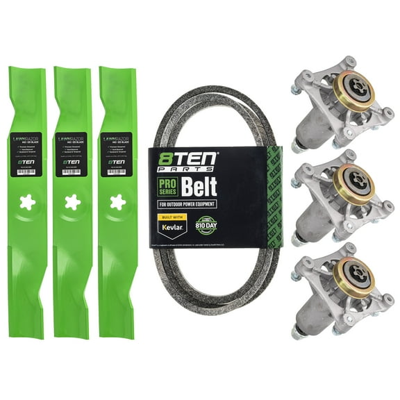 8TEN Blade Spindle Belt Kit for Husqvarna AYP 48 inch GTH2548 MK1005135