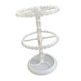 thumbnail image 1 of Organizador de Pendientes, Soporte de Joyería, Estante de Almacenamiento de Rotación de 360 Grados para Lápiz Labial, Collar, Mesa, Tobilleras Colgant 2 niveles en ., 1 of 9