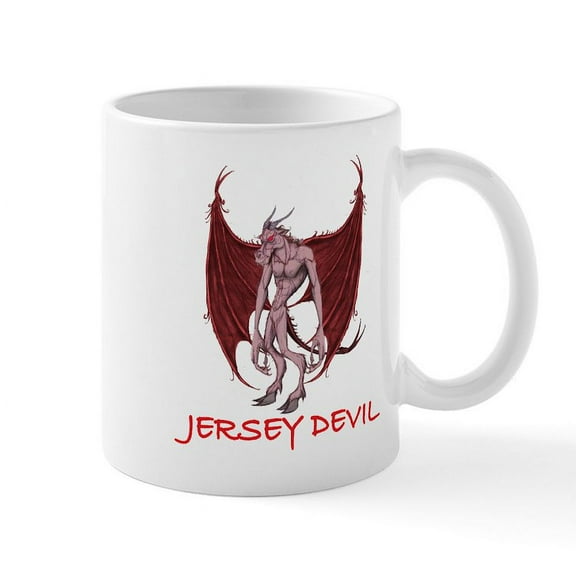 CafePress - JERSEY DEVIL Mug - 11 oz Ceramic Mug - Novelty Coffee Tea Cup