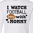thumbnail image 4 of Inktastic I Watch Football with My Mommy Long Sleeve Youth T-Shirt, 4 of 5