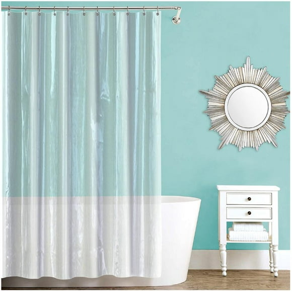 Rideau de Douche 8 Gauge EVA / Doublure - Transparent, 54 Pouces x 78 Pouces