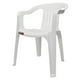 thumbnail image 2 of Silla Plástica Duna Apilable Blanca, 2 of 4