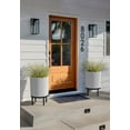 thumbnail image 6 of Veradek Demi Series Raised 16" Plastic-Stone Planter - (White/Black, 2 Pack), 6 of 12