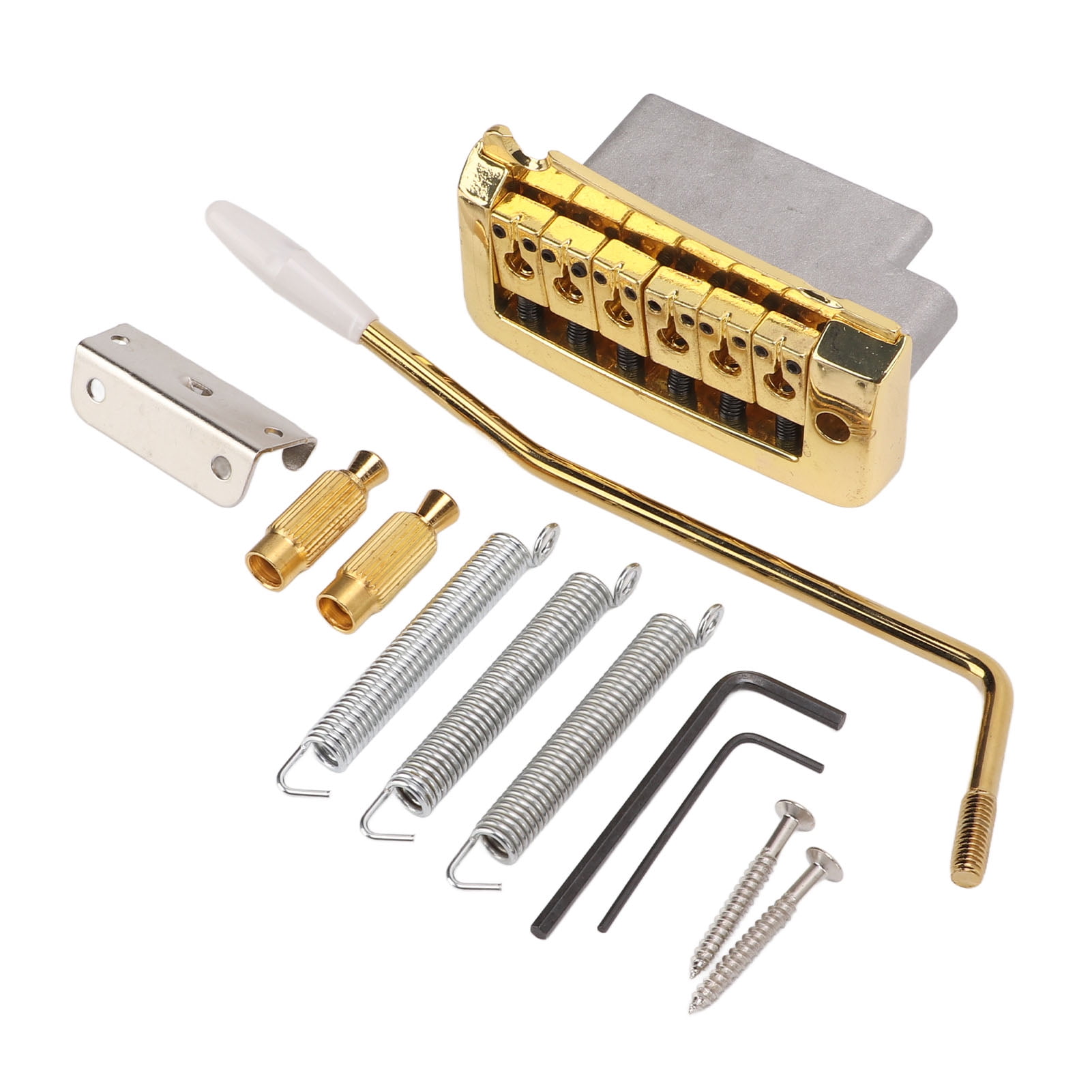 Guitars Bridges, Gold Colour Metal Tremolo Electric Guitar Bridge For