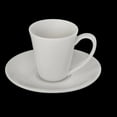 thumbnail image 2 of [ Set of 6 ] 4 FL OZ | 110 ML COFFEE CUP & SAUCER White, 2 of 7