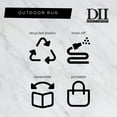 thumbnail image 4 of DII Taupe Morrocan Outdoor Rug, 4 of 6