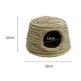 thumbnail image 4 of Casa de tela hecha a mano, escondite, estable, duradera, cama cómoda, juguetes para masticar Medio, 4 of 9