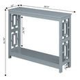 thumbnail image 4 of Convenience Concepts Town Square Console Table, Gray, 4 of 7