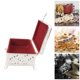 thumbnail image 5 of Rectángulo CAJA de Joyería de metal Vintage Caja de Soporte de Baratija en Rosa Pendientes Anillos Caja de Almacenamiento Joyas Cajas de Regalo de Baratijas Organizador, 5 of 7