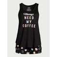 thumbnail image 4 of Joyspun Women's Print Tank Top and Shorts Pajama Set, 2-Piece, Sizes S to 3X, 4 of 5