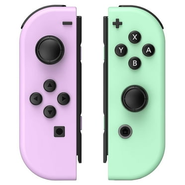 Switch Controller for Nintendo Switch Joypads (L/R), Wireless Remote Gaming Controller, Purple/Green