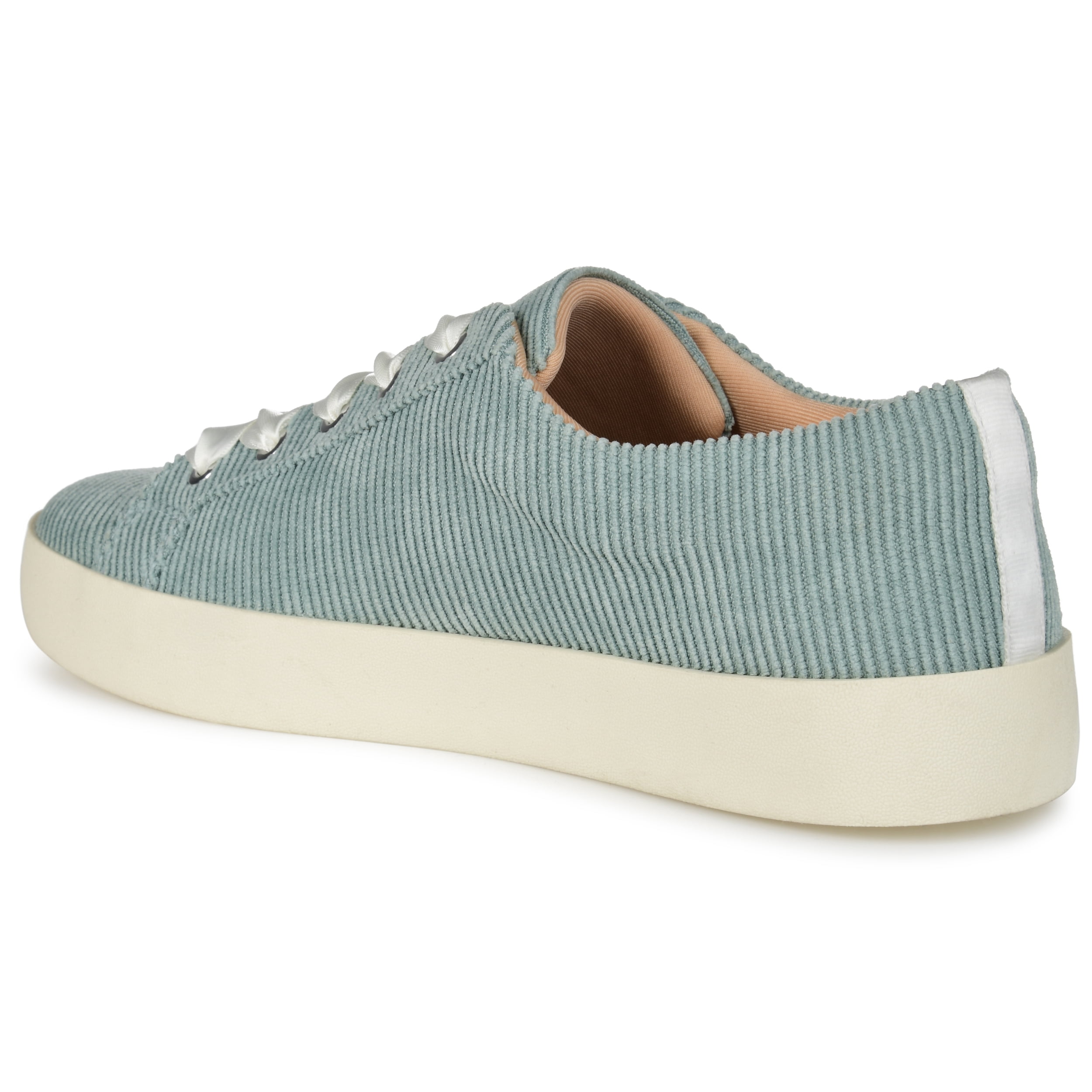 Journee Womens Kinsley Round Toe Lace Up Sneakers