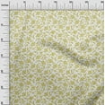 thumbnail image 3 of oneOone Polyester Spandex White Fabric Floral Silhouette Sewing Material Print Fabric By The Yard 56 Inch Wide, 3 of 4