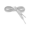 thumbnail image 4 of INSPIRE CHIC 1 Pair Glitter Shiny Metallic Flat Shoelaces Colorful Sequin Sparkling Shoestrings Laces for Sneakers Silver 140cm/55.12", 4 of 4