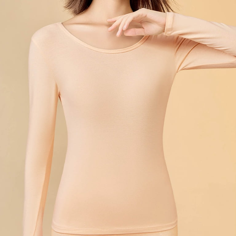 Women's Fall & Winter Slim-Fit Inner Top - Warm Cotton Long Sleeve