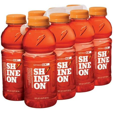 Gatorade: Shine On/A.M. Orange-Strawberry 20 Oz, 8 pk
