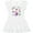 AA-White, variant on Inktastic Day of the Dead Owl Sugar Skulls and Guitar Gift Baby Girl Dress