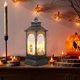 thumbnail image 4 of Decoraciones de Halloween, mini linternas de Halloween, adecuadas para centros de mesa, adecuadas para decoraciones de interiores de Halloween, decoraciones de mesa central, pilas incluidas, lámpara p, 4 of 4