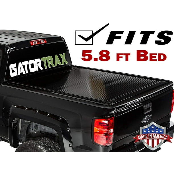 Gatortrax Retractable Fits 2019 Chevy Silverado Gmc Sierra 5 8 Ft Bed Only Gloss Truck Bed Tonneau Cover Made In The Usa Walmart Com Walmart Com