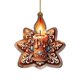 thumbnail image 2 of Fiudx Decoración del hogar Adorno navideño Muñeco de nieve Velas Reno Campanas Colgante Acrílico Plano Colgante Navideño Espejo Retrovisor de Coche Colgante Árbol de Navidad Decoración 2 piezas, 2 of 7