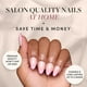 thumbnail image 2 of Empress On Nails Glamnetic Pink Macaron semitransparente, 2 of 6