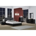 thumbnail image 3 of Titan Furnishings Waldorf 4-Piece Wood Eastern King Bedroom Set in Black, 3 of 17