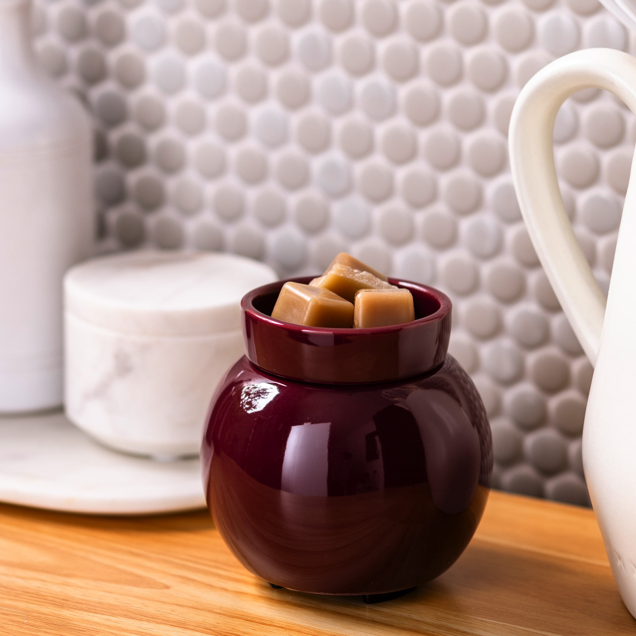 Mainstays Luscious Merlot Contemporary Bubble Wax Melt Warmer